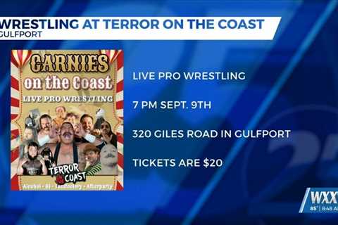 Wrestling comes to the Coast next month