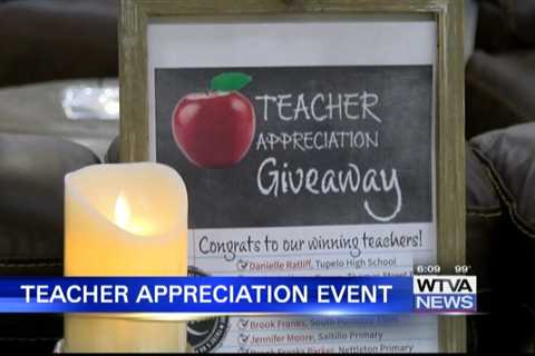 Teacher appreciation event held at Room-to-Room Furniture