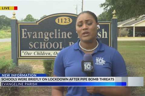 Evangeline Parish schools briefly on lockdown after pipe bomb threats