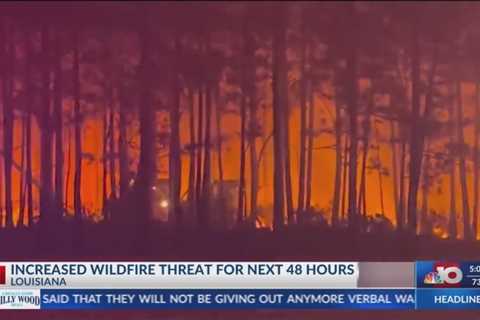 NBC 10 News Today: Increased Louisiana wildfires threat for the next 48 hours