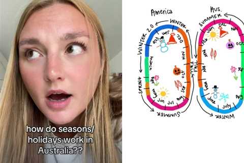 American TikToker left dumbfounded after discovering how seasons work in Australia