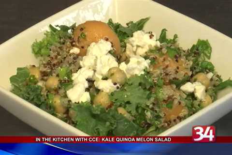 In the Kitchen with CCE: Kale, quinoa, and melon salad