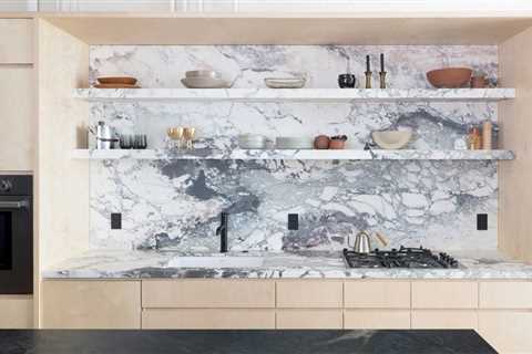 Eight textural kitchens that mix stone and wooden surfaces