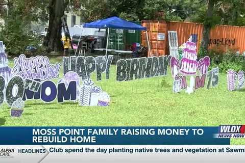 Moss Point family hosts fundraising event to help pay for home destroyed by tornado