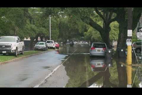 Mid City sees rainfall over 5 inches, neighborhood streets flooded