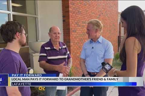 Local man pays it forward to grandmother’s late friend & family