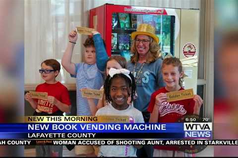 Lafayette County school adds new book vending machine