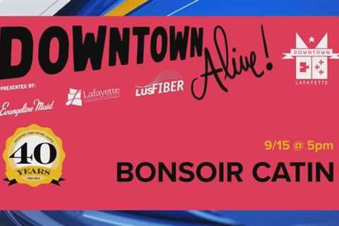 Downtown Alive! features Bonsoir Catin at Parc Sans Souci