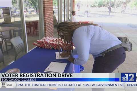 Voter registration drive held at Tougaloo College