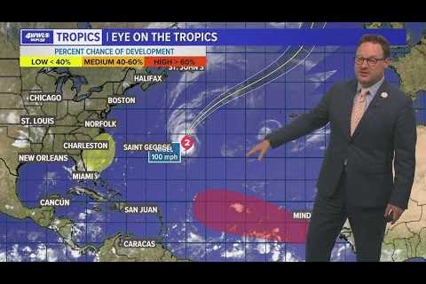 Tuesday evening Tropical update: Hurricane Nigel peaks as other spots may develop