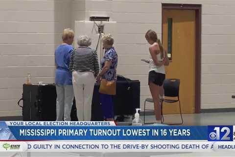 Mississippi primary turnout lowest in 16 years