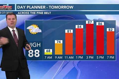 Patrick’s Wednesday PM Forecast 9/27