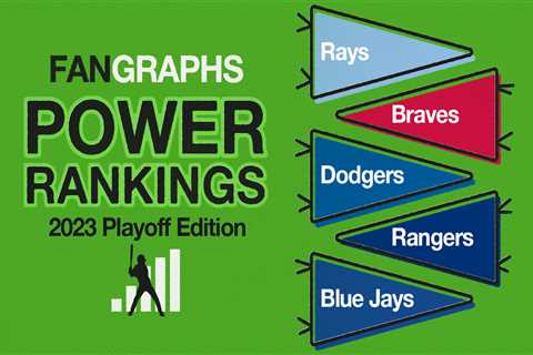 FanGraphs Power Rankings: 2023 Playoffs Edition