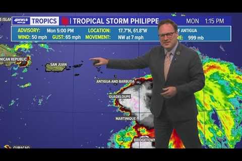 Tropical Update: Stubborn Philippe remains in the Atlantic