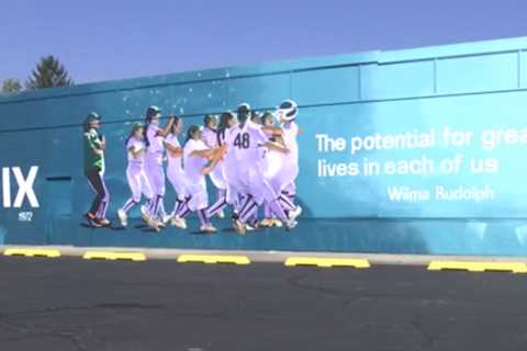 Title IX mural celebrates women in sports