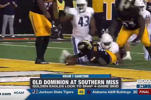 USM drops 5th consecutive football game, falling 17-13 to ODU on Homecoming