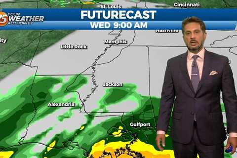 10/11 – The Chief’s “Heavy Rainy & Windy” Wednesday Morning Forecast