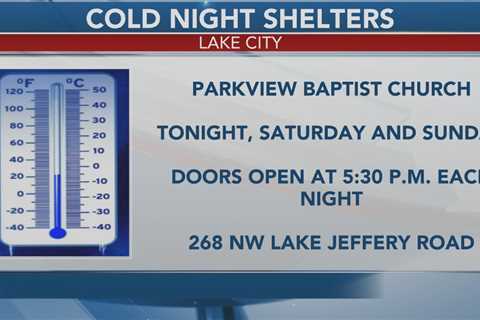 NCFL city leaders are opening shelters in preparation for freezing nights