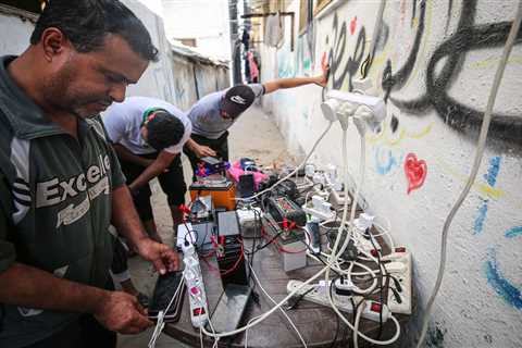 As internet connectivity plummets in Gaza, ordinary Palestinians struggle to compete with Israel's..