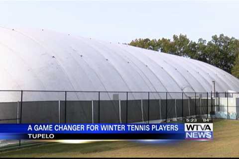 Bubble facility is a game-changer for tennis players during the winter