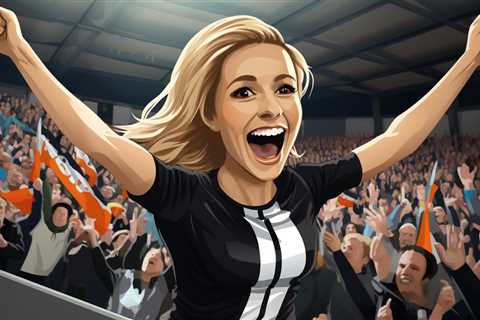 TNT Sports Presenter Lynsey Hipgrave Spotted Dancing in the Stands at Newcastle's Champions League..