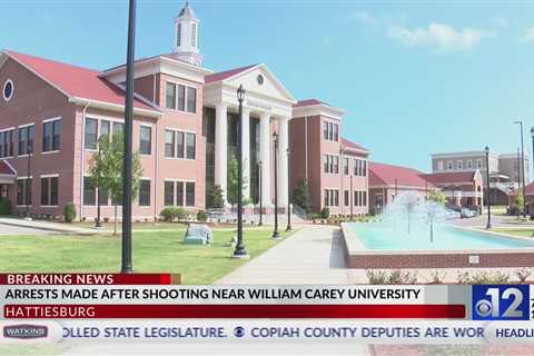 Two arrested after shooting near William Carey University