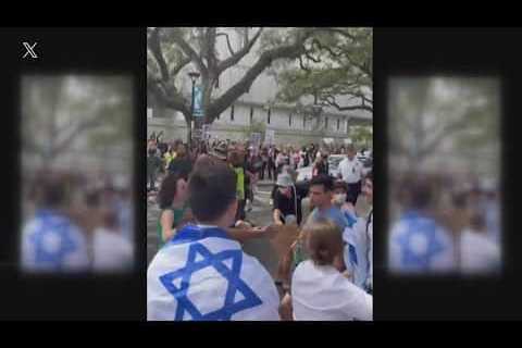 Fight breaks out at Tulane rally over Israel-Hamas war, students injured