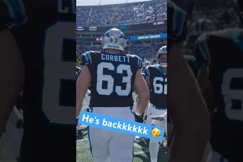 Austin Corbett’s come back ???? #panthers #nfl #AustinCorbett