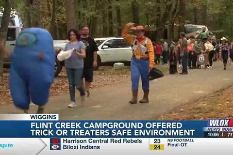 Thousands attend Flint Creek trick or treat event at campgrounds