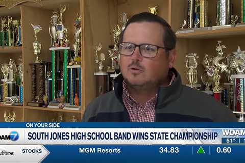 South Jones High School band wins state championship