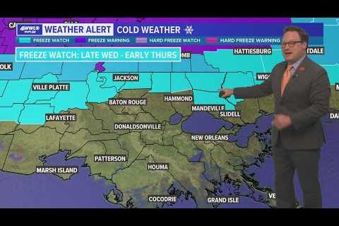 Weather: Patchy frost could form north of the lake Wednesday