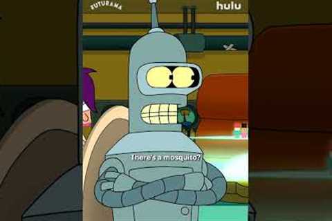 At Least Bender Hit One Bug... | Futurama New Season | Hulu #shorts