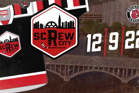 Rockford IceHogs to Debut ‘Screw City’ Alternate Jerseys Tonight