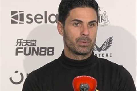 (Video) Mikel Arteta furiously slams VAR after Newcastle game