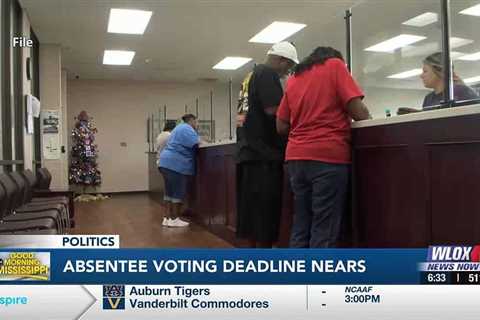 Absentee voting deadline nears