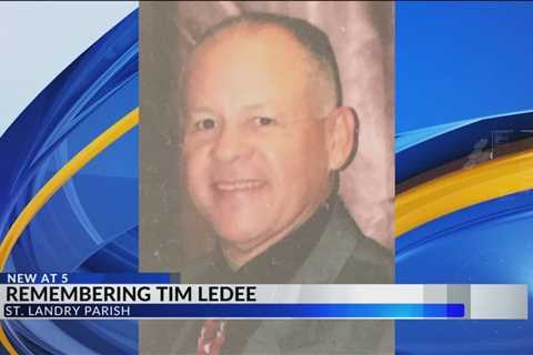 Officer Tim Ledee remembered by his peers following his death in Monday’s Opelousas shooting