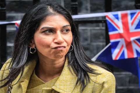 Suella Braverman disowned by Rishi Sunak after claiming police ‘play favourites’ with left-wing..