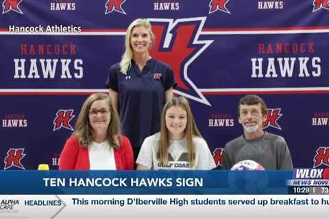 Hancock High sends 10 to next level