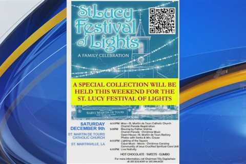 St. Lucy Festival of Lights returns to St. Martin de Tours in December