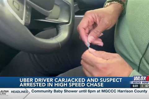 Uber driver speaks after being carjacked by suspect arrested in high speed chase