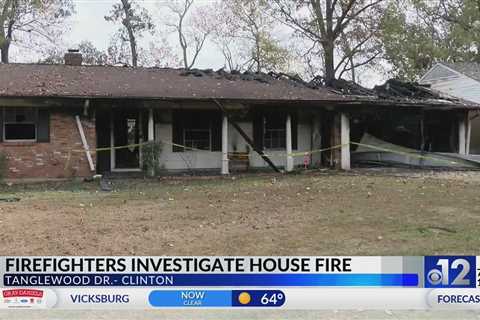 Fire damages home on Tanglewood Drive in Clinton