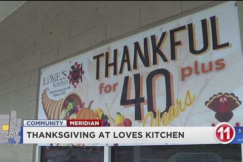 Thanksgiving at Loves Kitchen