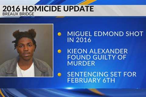 Breaux Bridge man convicted of manslaughter in 2016 shooting