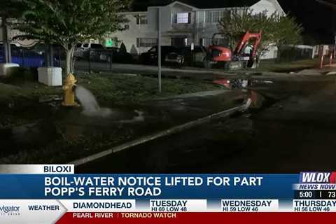 Boil water notice lifted for parts of Popps Ferry Road