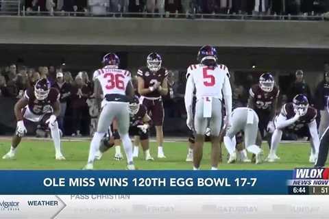 120th Egg Bowl recap: Ole Miss wins 17-7