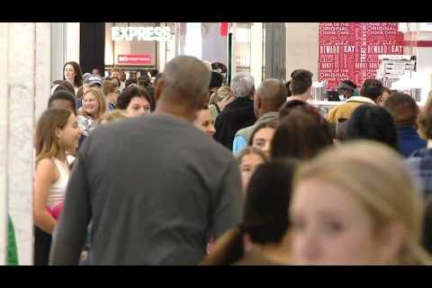 Thousands hit the mall for Black Friday sales