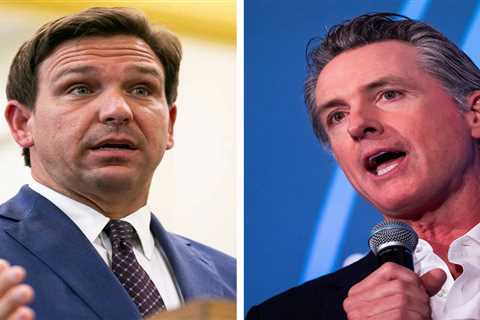 La atención de salud, en el centro del debate entre DeSantis y Newsom