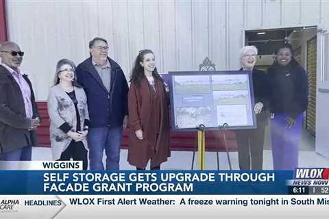 Wiggins Self Storage gets upgrade through Facade Grant Program