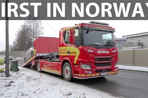 Riding with Viking’s Scania electric tow truck