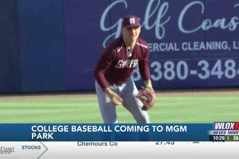 College baseball on the way to MGM Park in 2024